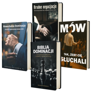 Zestaw 4 ebooków: Biblia Dominacji + Brudne Negocjacje + Niewerbalna Dominacja + Mów tak, żeby Cię słuchali